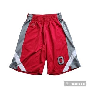 Mens Ohio State Colosseum Athletic Shorts Size Small Red Gray